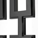 Separator camera negru piano Davis 225cm Mobilier