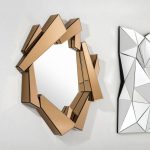 Oglinda Ambra Gold 123cm Decoratiuni