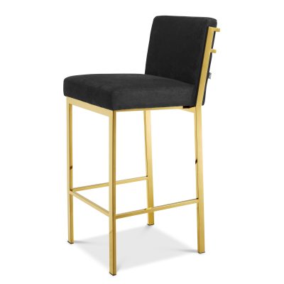 Scaun de bar cu finisaj auriu Scott 101cm Mobilier