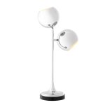 Lampa nichel si baza din granit Twin 74cm Iluminat