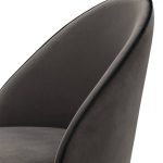 Set scaune dining Cooper Black 83cm Mobilier