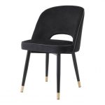 Set scaune dining Clint Black 84cm Mobilier